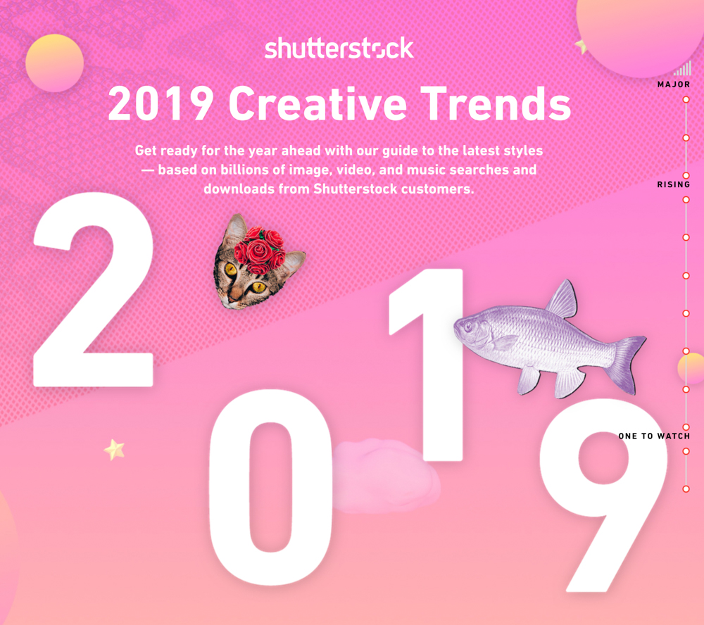 2019年デザイントレンド by Shutterstock
